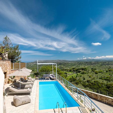 Dream View Villa Kastellos Bagian luar foto